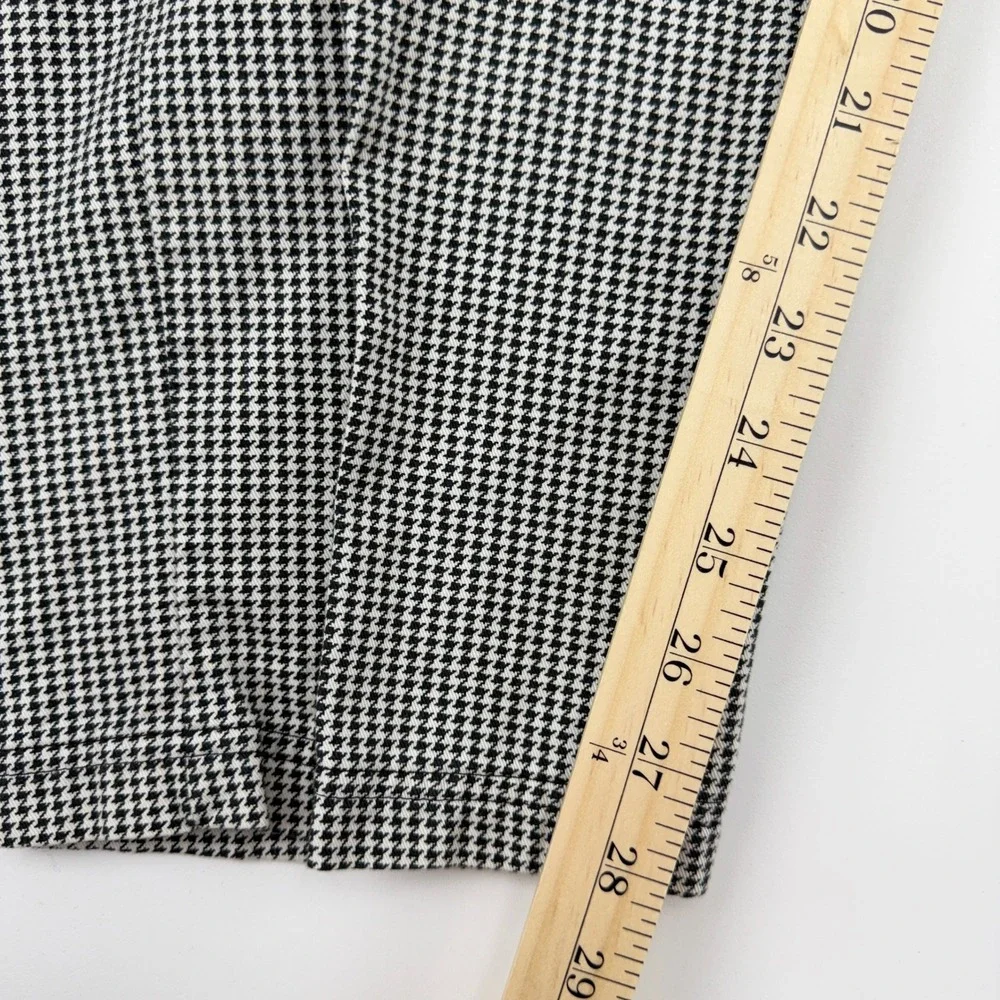 Chefwear Mens Houndstooth Cargo Chef Pants Black White Check CW3200 Size M